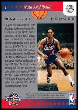 1992-93 Upper Deck NBA All Star Set
